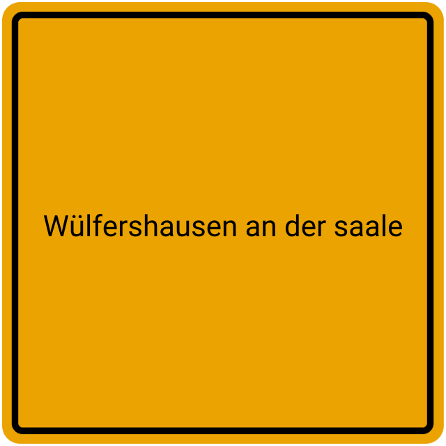 Meldebestätigung Wülfershausen an der Saale